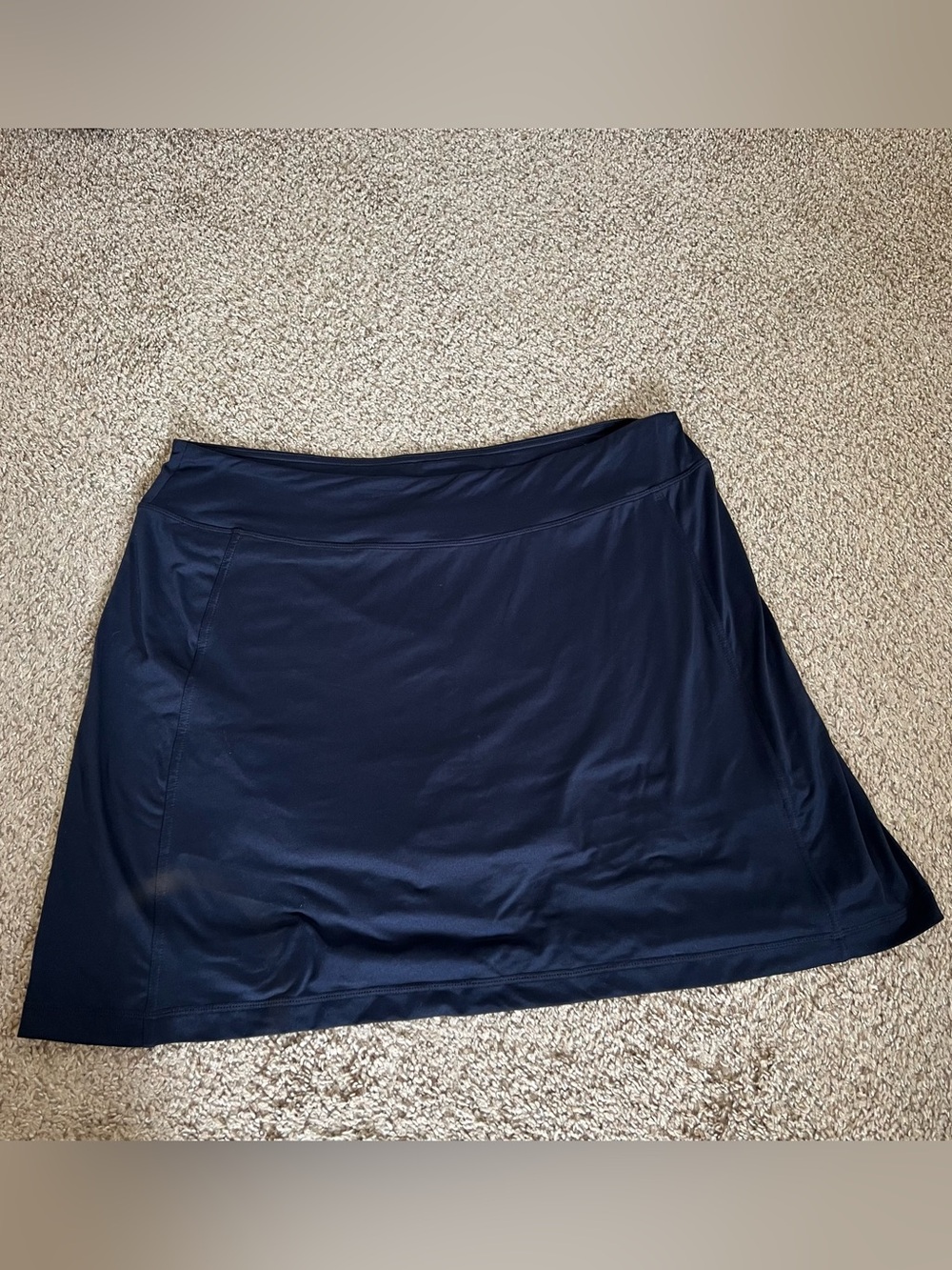 J. Jill A-line Stretch Tennis Casual Athleisure Skirt Navy Blue Women’s Size XL